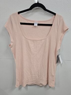 Melrose And Market Ribbed Short Sleeve T-shirt